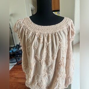 Cream blouse